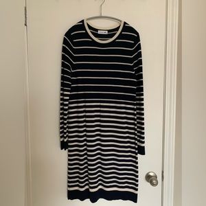 Lacoste knit stripe dress